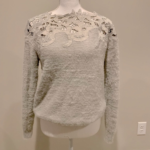 Vicki Floral Cutout Soft Sweater - Picture 1 of 1